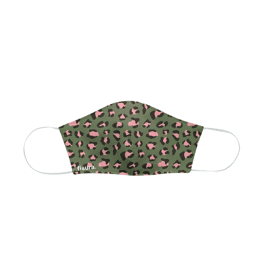 Mondmasker Green/pink cheetah / Fisura